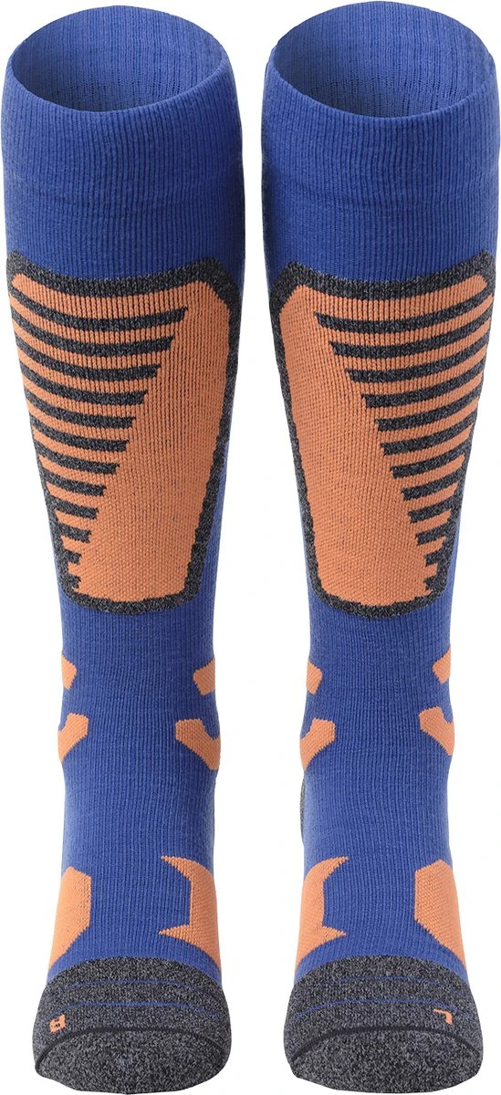 NOMAD® Skisokken Pro Merinowol 1-Pack | Maat 39/42 Blauw | Skiën / Snowboarden / Wandelen | Goede Vochtafvoer | Extra Versteviging | Ski Sokken Heren / Dames 3 NOMAD® Skisokken Pro Merinowol 1-Pack | Maat 39/42 Blauw | Skiën / Snowboarden / Wandelen | Goede Vochtafvoer | Extra Versteviging | Ski Sokken Heren / Dames