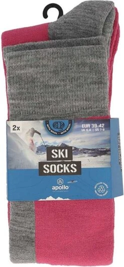 Apollo® Apollo | Skisokken Unisex | Pink Design | 2-Pak | Maat 35/38 | Skisokken Heren | Skisokken Dames -SINNER || Brunotti || Barts Verkoop 556x1200