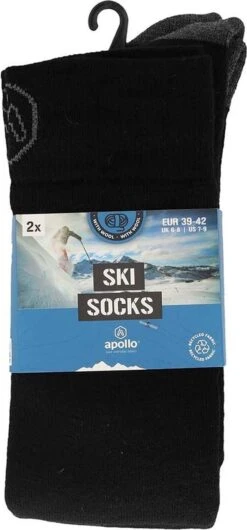 Apollo® Apollo | Skisokken Unisex | Zwart | 2-Pak | Maat 43/46 | Skisokken Heren | Skisokken Dames -SINNER || Brunotti || Barts Verkoop 559x1200