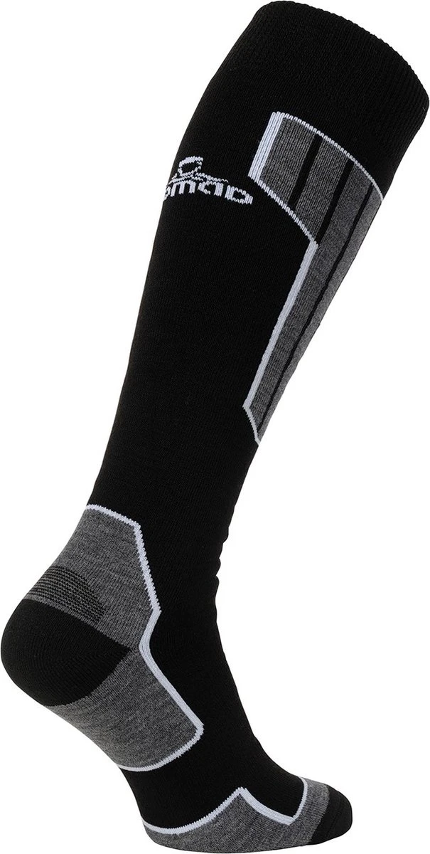 NOMAD® Skisokken Essential 2-Pack | Maat 35/38 Zwart | Skiën / Snowboarden / Wandelen | Goede Vochtafvoer | Extra Versteviging | Ski Sokken Heren / Dames 7 NOMAD® Skisokken Essential 2-Pack | Maat 35/38 Zwart | Skiën / Snowboarden / Wandelen | Goede Vochtafvoer | Extra Versteviging | Ski Sokken Heren / Dames - Afbeelding 5