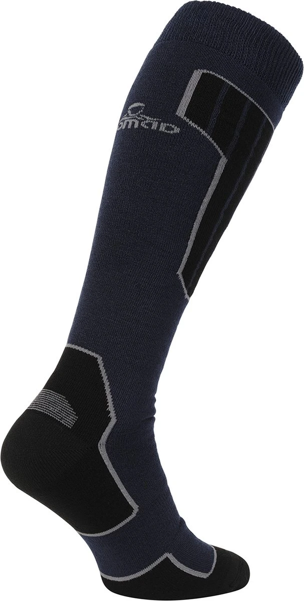 NOMAD® Skisokken Essential 2-Pack | Maat 43/46 Donkerblauw | Skiën / Snowboarden / Wandelen | Goede Vochtafvoer | Extra Versteviging | Ski Sokken Heren / Dames 4 NOMAD® Skisokken Essential 2-Pack | Maat 43/46 Donkerblauw | Skiën / Snowboarden / Wandelen | Goede Vochtafvoer | Extra Versteviging | Ski Sokken Heren / Dames - Afbeelding 2