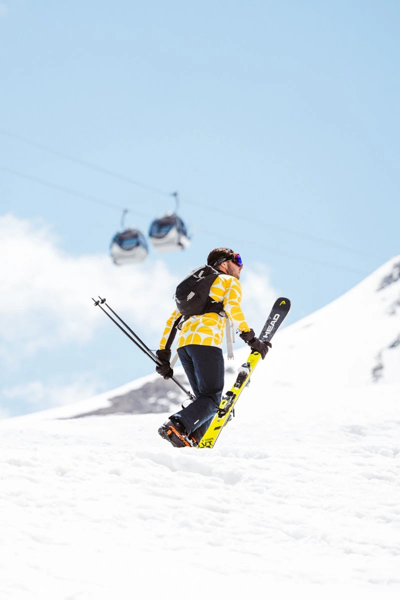 Gareth & Lucas Skipully The Six - Heren L - 100% Gerecycled Polyester - Midlayer Sportshirt - Wintersport 12 Gareth & Lucas Skipully The Six - Heren L - 100% Gerecycled Polyester - Midlayer Sportshirt - Wintersport - Afbeelding 10