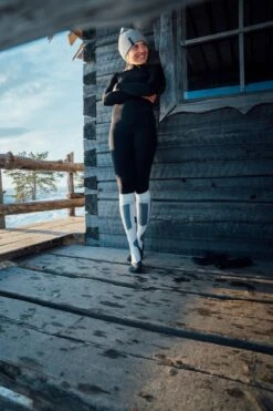 FALKE SK4 Skiën Anti Blaren, Anti Zweet Merino Wol Dames Wintersportsokken Zwart - Maat 35-36 -SINNER || Brunotti || Barts Verkoop 800x1200 3