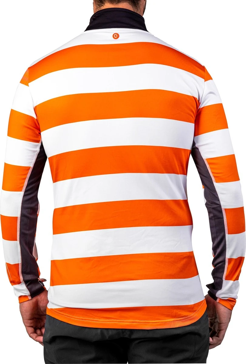 Gareth & Lucas Skipully The Four - Heren L - 100% Gerecycled Polyester - Midlayer Sportshirt - Wintersport 4 Gareth & Lucas Skipully The Four - Heren L - 100% Gerecycled Polyester - Midlayer Sportshirt - Wintersport - Afbeelding 2