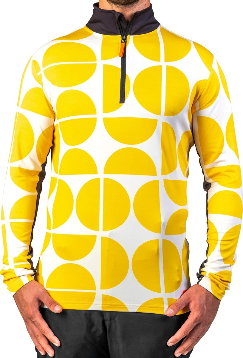 Gareth & Lucas Skipully The Six - Heren L - 100% Gerecycled Polyester - Midlayer Sportshirt - Wintersport 10 Gareth & Lucas Skipully The Six - Heren L - 100% Gerecycled Polyester - Midlayer Sportshirt - Wintersport - Afbeelding 8