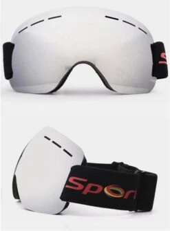 Oversized Skibril Zilver - Anti Condens - UV Bescherming - Unisex - ULTIEM KADO - MET GRATIS SNEEUWSCHOENEN -SINNER || Brunotti || Barts Verkoop 887x1200