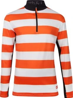 Gareth & Lucas Skipully The Four - Heren M - 100% Gerecycled Polyester - Midlayer Sportshirt - Wintersport