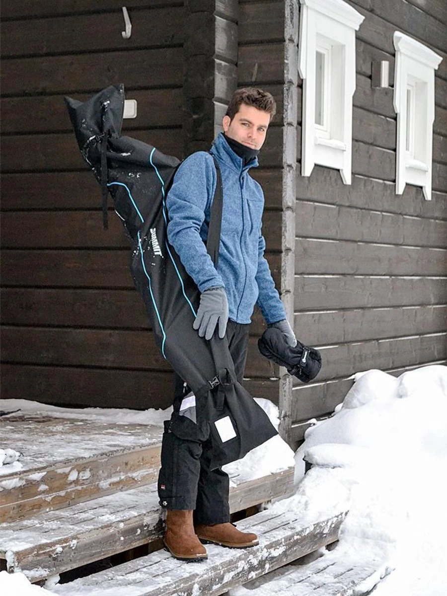 Summit Waterafstotende Skitas Large 190x40x31 Cm - Lengte 190 Cm - Ideaal Voor Op Wintersport 5 Summit Waterafstotende Skitas Large 190x40x31 Cm - Lengte 190 Cm - Ideaal Voor Op Wintersport - Afbeelding 3