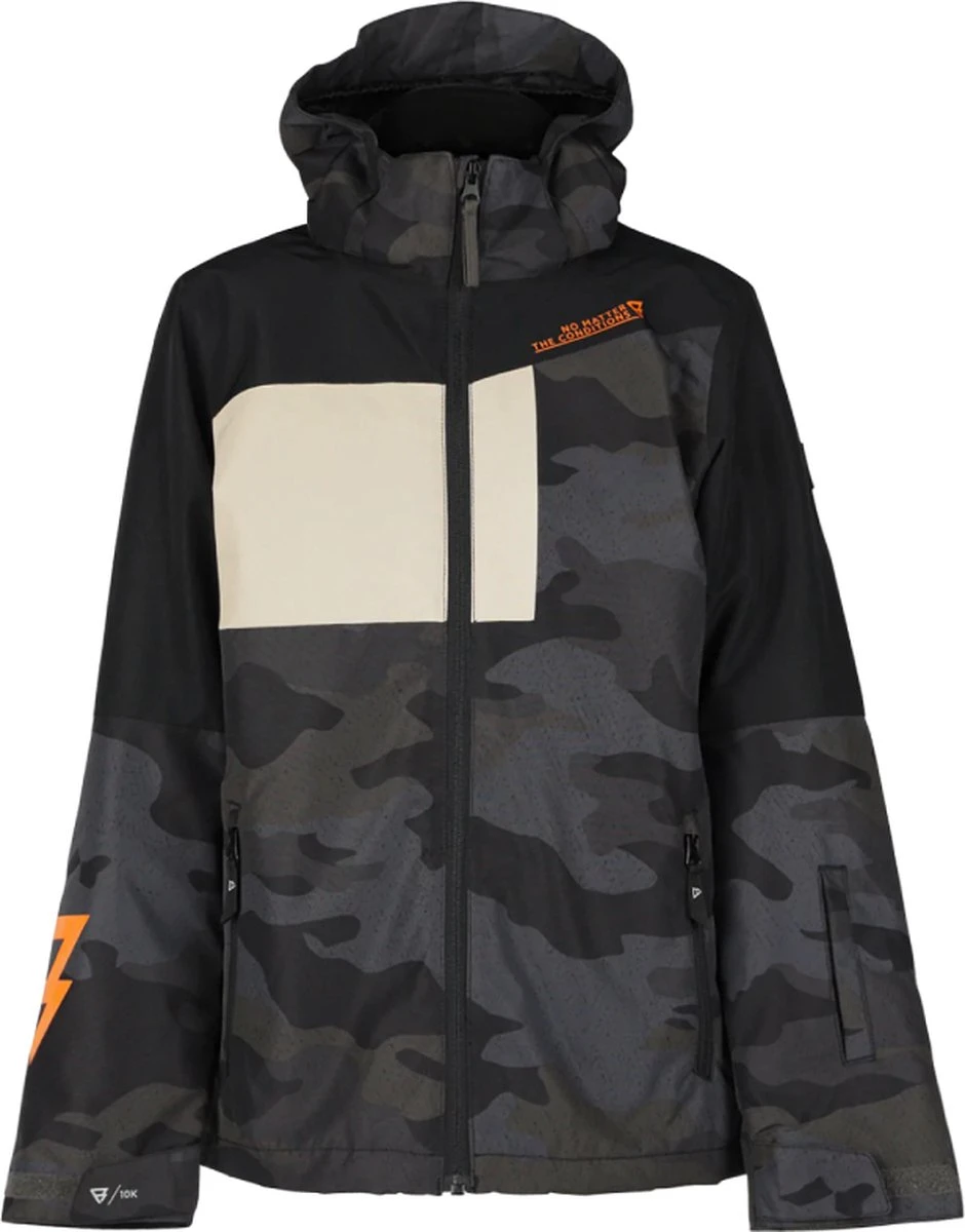 Brunotti Flynnery-AO Jongens Wintersportjas Pine Green - Maat 152 3 Brunotti Flynnery-AO Jongens Wintersportjas Pine Green - Maat 152