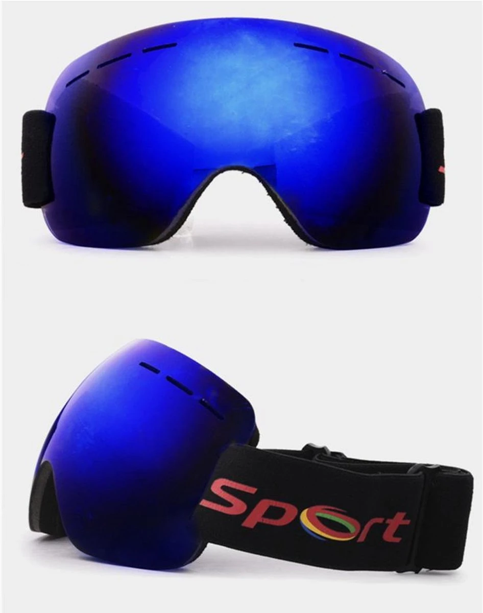 Oversized Skibril Blauw - Anti Condens - UV Bescherming - Unisex - ULTIEM KADO - GRATIS SNEEUWSCHOENEN 5 Oversized Skibril Blauw - Anti Condens - UV Bescherming - Unisex - ULTIEM KADO - GRATIS SNEEUWSCHOENEN - Afbeelding 3